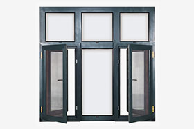Aluminium-clad wood inner window opening thickened type